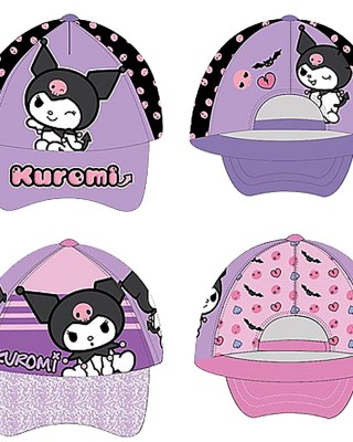 Καπέλο Παιδικό Τζόκευ Kuromi uv Protection φ53cm & 54cm Kuromi HK36-1837