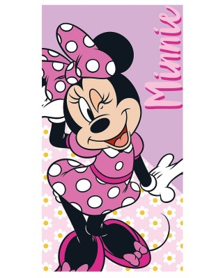 Πετσέτα Θαλάσσης Microfiber Minnie Ροζ 140x70cm Disney MIN36-5016
