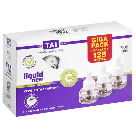 Εντομοκτόνο TAI Liquid Υγρό Ανταλλακτικό Σετ=3 τεμ  SummerTiempo 623308