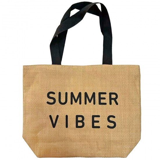 Τσάντα Παραλίας Ψαθόχαρτο 52x35x14cm SummerTiempo 623367