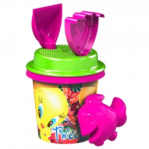 Κουβαδάκι Tweety Μικρό σετ=5τεμ Φ14cm Warner Bros WB-C-1704-TW