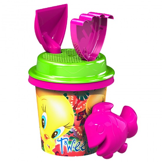 ΚΟΥΒΑΔΑΚΙ TWEETY ΜΙΚΡΟ ΣΕΤ=5ΤΕΜ Φ14cm DEMA WB-1704-TW(S)/55