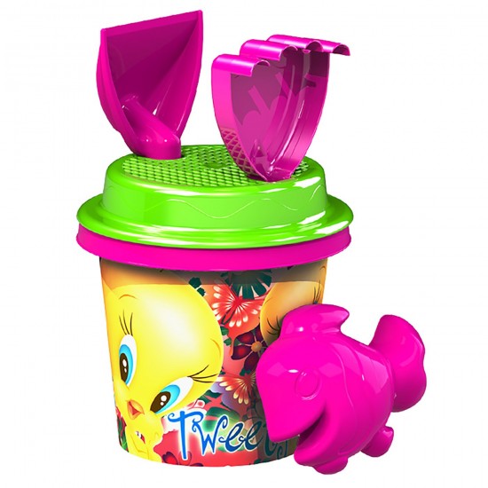 ΚΟΥΒΑΔΑΚΙ TWEETY ΣΕΤ=5ΤΕΜ Φ17cm DEMA WB-1804-TW(M)/26