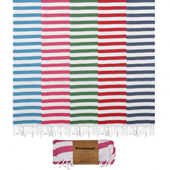 ΠΕΤΣΕΤΑ ΘΑΛΑΣΣΗΣ PESTEMAL  ΡΙΓΕ ~280g 90x180cm SUMMERtiempo 62841