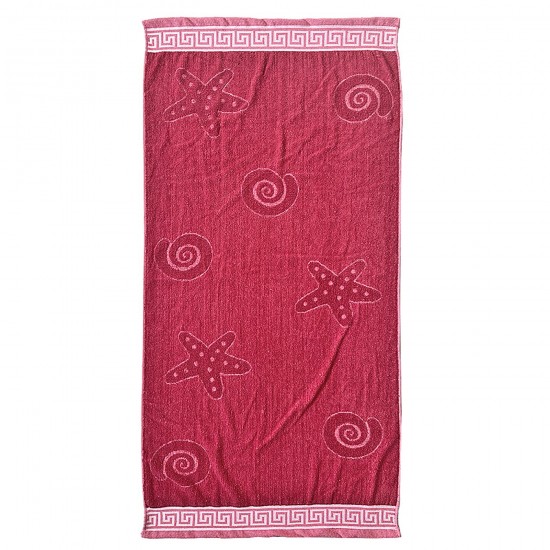 ΠΕΤΣΕΤΑ ΤΖΑΚΑΡ ΒΕΛΟΥΤΕ 75x150cm  ~450gr SUMMERtiempo 62845