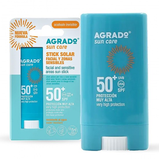 Αντηλιακό Stick Προσώπου Αδιάβροχο Agrado SPF50+ 15ml Agrado