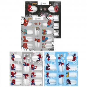ΕΤΙΚΕΤΕΣ SPIDERMAN ΣΕΤ=2 ΦΥΛΛΑ ΕΠΙ 12 ΕΤΙΚΕΤΕΣ ΦΥΛΛΟ=20x20cm SPIDERMAN 5901276103172