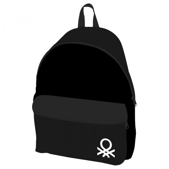 TG-50-2480 - ΣΑΚΙΔΙΟ ΜΑΥΡΟ UNITED COLORS OF BENETTON 41x30x17cm CREATIVE CONCEPTS 1625-9306K ΣΑΚΙΔΙΟ ΜΑΥΡΟ UNITED COLORS OF BENETTON 41x30x17cm CREATIVE CONCEPTS 1625-9306K
