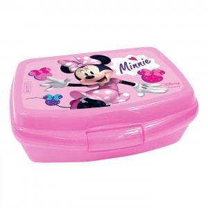 Δοχείο Φαγητού Πλαστικό Minnie 16,5x12,5x6cm  600ml Disney 4401-2-7725