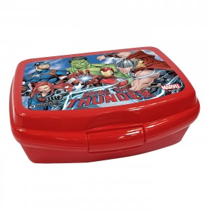 Δοχείο Πλαστικό Φαγητού Avengers 16,5x12,5x6cm   600ml Avengers 1401-62122