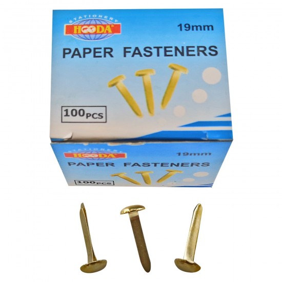 TG-50-2644 - ΔΙΠΛΟΚΑΡΦΑ ΠΑΚ=100ΤΕΜ 19mm Justnote 702664 ΔΙΠΛΟΚΑΡΦΑ ΠΑΚ=100ΤΕΜ 19mm Justnote 702664