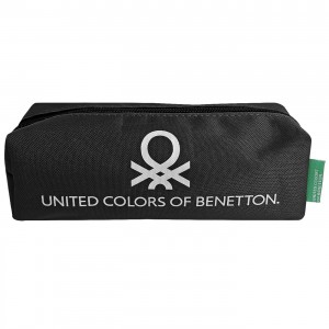 Κασετίνα Μαύρη United Colors of Benetton 20x6cm Benetton 1015F-9306K
