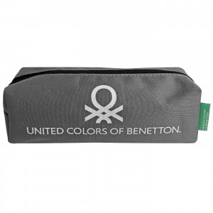Κασετίνα Γκρι United Colors of Benetton 20x6cm Benetton