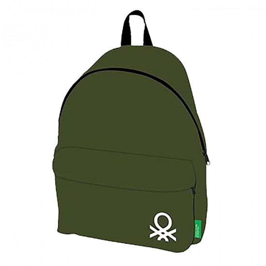 TG-50-3349 - ΣΑΚΙΔΙΟ ΧΑΚΙ UNITED COLORS OF BENETTON 41x30x17cm Benetton ΣΑΚΙΔΙΟ ΧΑΚΙ UNITED COLORS OF BENETTON 41x30x17cm Benetton