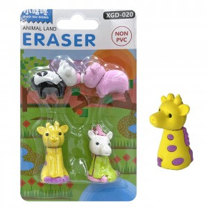 Γόμες 3D Ζωάκια Ζούγκλας 4τεμ ~3,5cm JustNote 703394 Γόμες 3D Ζωάκια Ζούγκλας 4τεμ ~3,5cm JustNote 703394