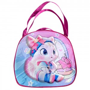 Ισοθερμικό Τσαντάκι Φαγητού 3D Γατάκι 24x22x9cm JustNote 703423