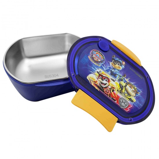 Δοχείο Φαγητού Stainless Steel & Πλαστικό pp 680ml paw Patrol 16,5x6,5x15cm  680ml Gim 555-23267