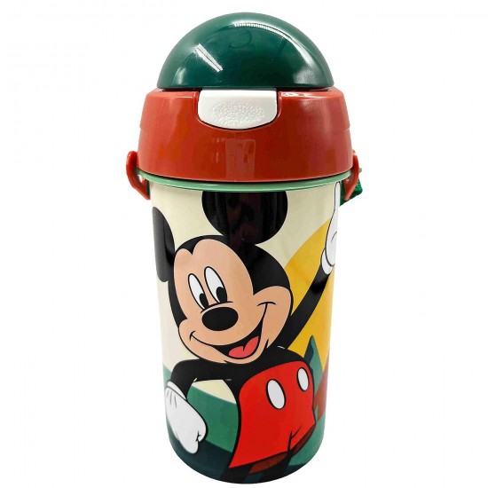 TG-50-3501 - Παγούρι Πλαστικό pp 500ml Mickey 19χ8cm 500ml Gim 553-15209 Παγούρι Πλαστικό pp 500ml Mickey 19χ8cm 500ml Gim 553-15209