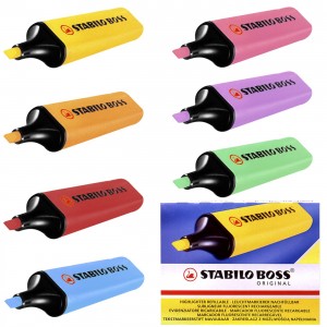 ΜΑΡΚΑΔΟΡΟΣ ΥΠΟΓΡΑΜΜΙΣΕΩΣ STABILO BOSS ORIGINAL 5mm  STABILO 70/24