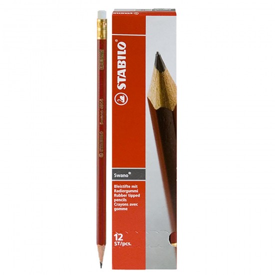 TG-60-126 - ΜΟΛΥΒΙ ΓΟΜΑ STABILO ΠΑΚ=12Τ STABILO ΜΟΛΥΒΙ ΓΟΜΑ STABILO ΠΑΚ=12Τ STABILO