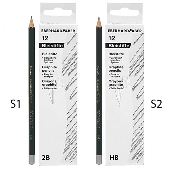 ΜΟΛΥΒΙ ΠΡΑΣΙΝΟ ΣΧΕΔΙΟΥ 2Β, HB  ΠΑΚ=12ΤΕΜ No2Β, HB FABER 5110-0,1,2