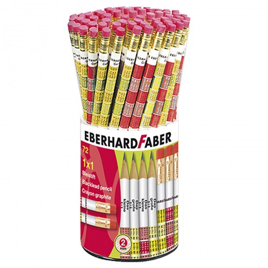 ΜΟΛΥΒΙ ΓΟΜΑ ΠΡΟΠΑΙΔΕΙΑ ΠΑΚ=72ΤΕΜ  FABER 5118-72