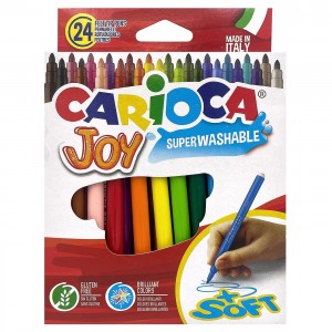 Μαρκαδόροι Carioca joy 2,8mm σετ=24χρωματα Carioca 40615 Μαρκαδόροι Carioca joy 2,8mm σετ=24χρωματα Carioca 40615
