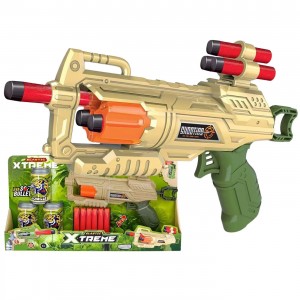 Όπλο με 6 Μαλακές Σφαίρες & Τενεκεδάκια 40x21x5cm ToyMarkt 88880