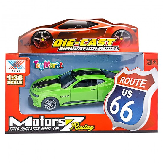 TG-70-2316 - PULL BACK METAΛΛΙΚΟ ROUTE 66 15x12x6cm ToyMarkt 902336 PULL BACK METAΛΛΙΚΟ ROUTE 66 15x12x6cm ToyMarkt 902336