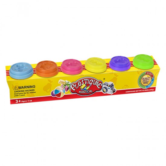 ΠΛΑΣΤΕΛΙΝΗ ΣΕΤ 6 ΧΡΩΜΑΤΩΝ 32cm ToyMarkt 912766