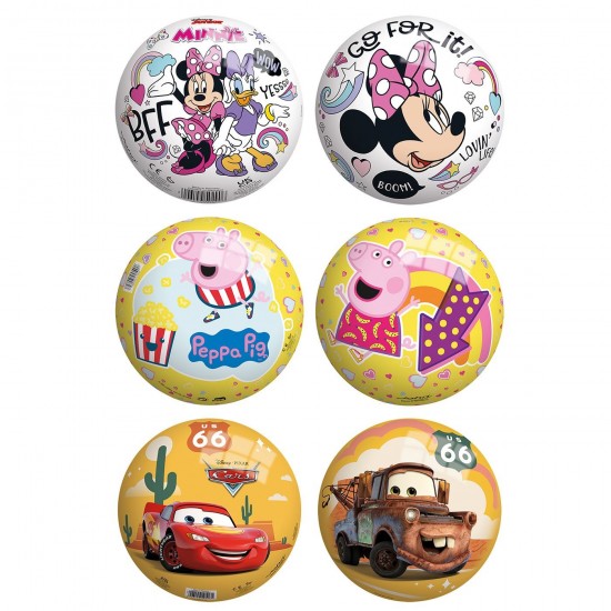 ΜΠΑΛΑ 23cm PEPPA - SPIDEY & FRIENDS - MINNIE John Hellas 50518 - 50307 - 50283
