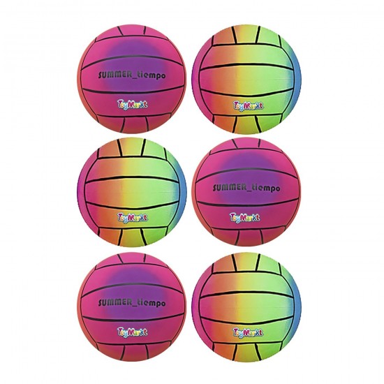 ΑΕΡΟΜΠΑΛΑ TRICOLOR ΒΑΡΙΑ 23cm ΞΕΦΟΥΣΚΩΤΗ 200g 23cm ToyMarkt 912978