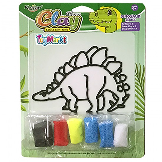 ΣΕΤ ΠΛΑΣΤΕΛΙΝΗΣ ΔΕΙΝΟΣΑΥΡΑΚΙΑ 19x24x3cm ToyMarkt 913115