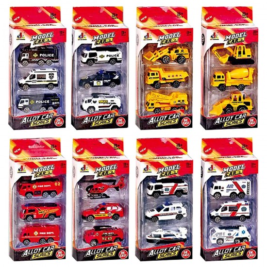 ΣΕΤ 3 ΟΧΗΜΑΤΑ FREE WHEELS 9x22x4.5cm ToyMarkt 913361