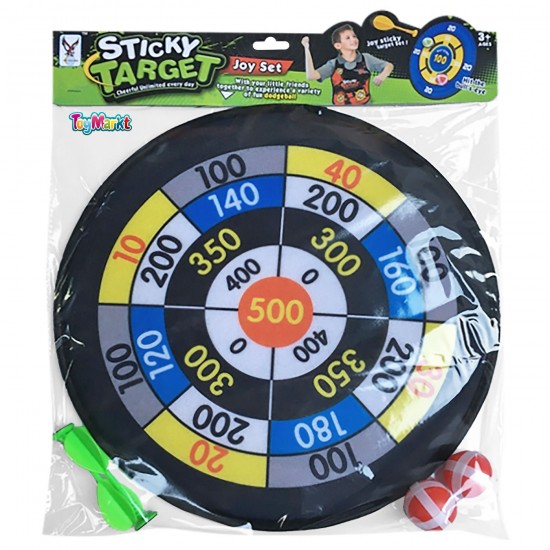 ΣΤΟΧΟΣ 36cm ΜΕ ΜΠΑΛΕΣ & ΒΕΛΗ ΣΕ ΣΑΚΟΥΛΑ 37x45x4cm ToyMarkt 913407