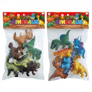 6 Δεινοσαυράκια 8-12cm σε Σακουλάκι 19x30x5cm ToyMarkt 913454