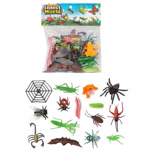 Σετ 15 Έντομα 17x20cm ToyMarkt 913541