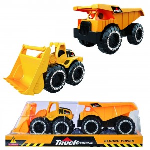 Ανατρεπόμενο + Εκσκαφέας Free Wheels 41x13x12cm ToyMarkt 913555