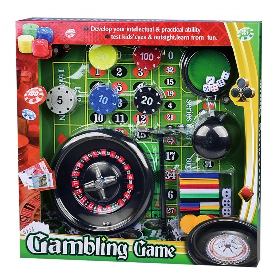 Σετ Ρουλέτα Κουτί Τετράγωνο Κουτί 33x33x5cm ToyMarkt 913636