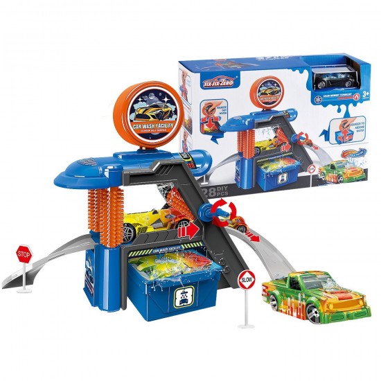 Πλυντήριο Αυτοκινήτων Αλλάζει Χρώμα Στους 37 Βαθμους 29x20x9cm ToyMarkt 913638