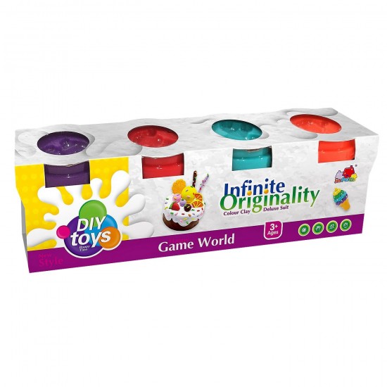 Μπουκαλάκια Πηλός 4 Χρώματα 22x7x5cm ToyMarkt 913651