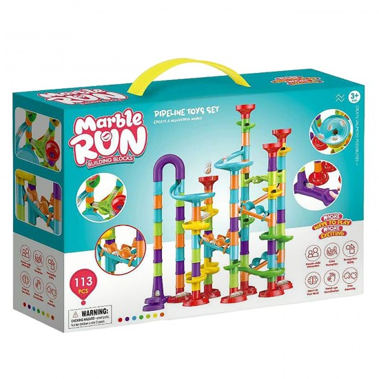 Παιχνίδι Πίστα με Μπίλιες σετ 113τεμ 31,5x23x8,5cm ToyMarkt 913680