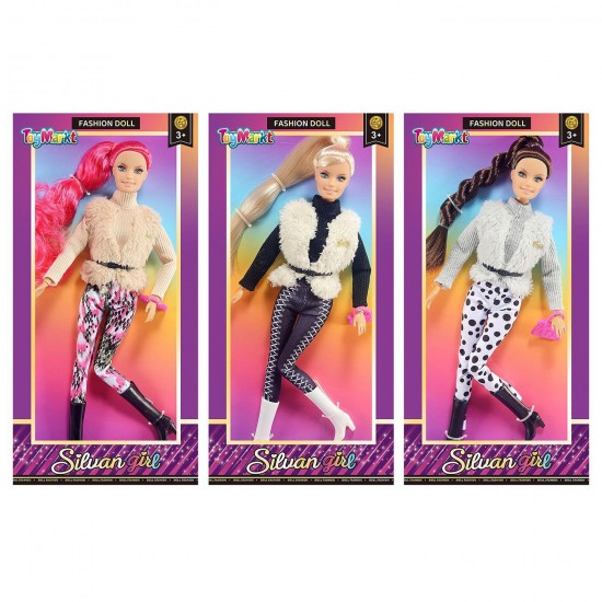 ΚΟΥΚΛΑ 29cm ΓΟΥΝΙΝΟ ΓΙΛΕΚΟ & ΚΟΛΑΝ 16x33x5cm ToyMarkt 922105