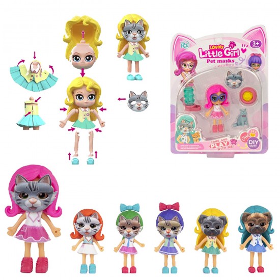 TG-72-2096 - Κούκλα 9cm Pet Mask Καρτέλα 19x25x5cm ToyMarkt 922116 Κούκλα 9cm Pet Mask Καρτέλα 19x25x5cm ToyMarkt 922116