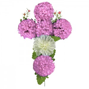 Σταυρός με 6 Λουλούδια 47x27cm Bunny's 931306 Σταυρός με 6 Λουλούδια 47x27cm Bunny's 931306