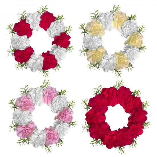 ΣΤΕΦΑΝΙ 10 ΓΑΡΔΕΝΙΕΣ 40cm Bunny's 931571