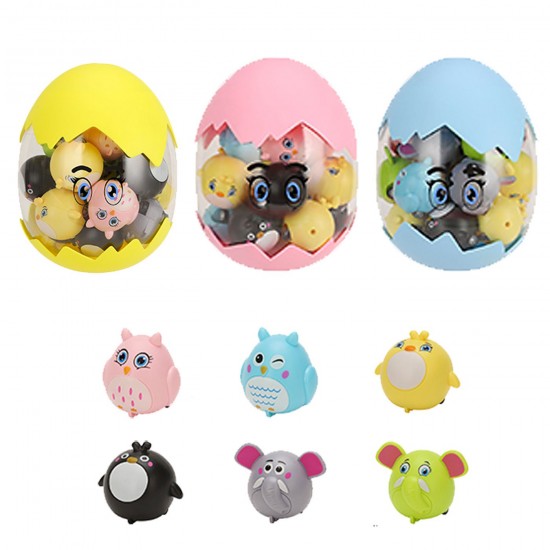 ΑΥΓΟ ΣΕΤ 20 TEM PULL BACK   ΖΩΑΚΙΑ ΑΥΓΟ=19x15cm, ΖΩΑΚΙΑ=5x4,5cm Bunny's 931994