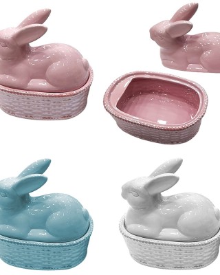 Μπωλ Αυγοθήκη Λαγός 21x12x20cm Bunny's 932084