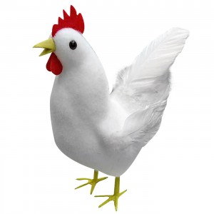 Κότα Λευκή Διακοσμητική Όρθια 24cm Bunny's 932210 Κότα Λευκή Διακοσμητική Όρθια 24cm Bunny's 932210