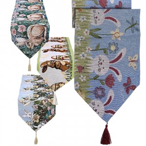 Runner Διακόσμησης Τραπεζιού Πασχαλινό 180x34cm Bunny's 932269